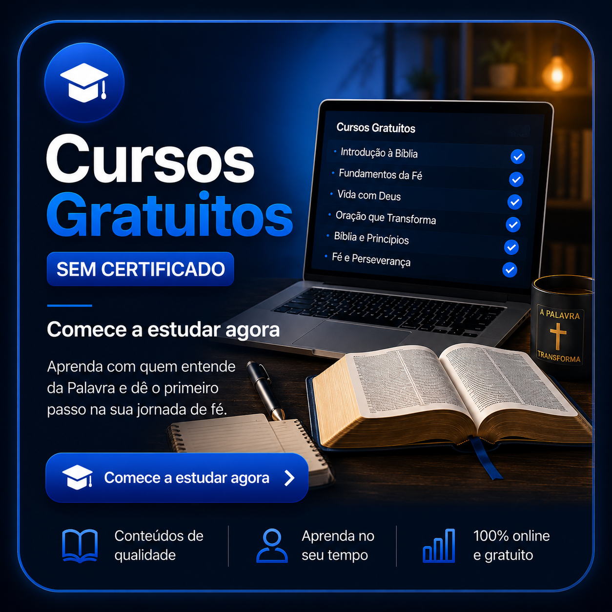 Cursos Gratuitos — AD Belem em São Fidélis