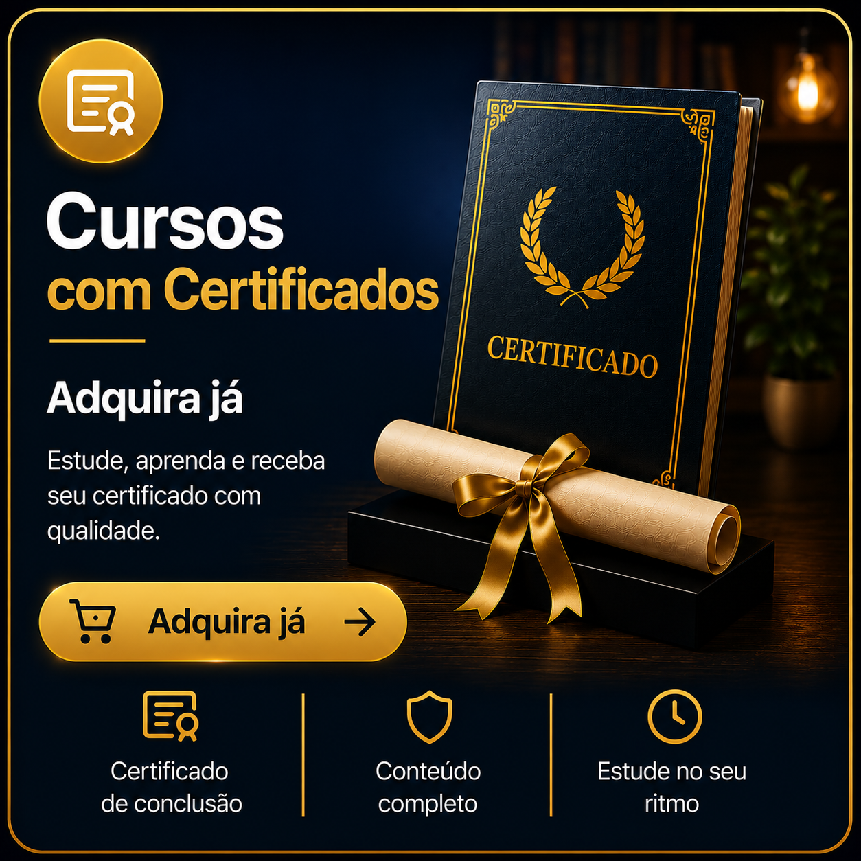 Cursos com Certificado — AD Belem em São Fidélis